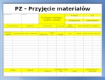 Druk PZ - Przyjęcie zewnętrzne