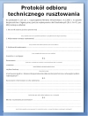 Protokół odbioru technicznego rusztowania