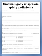 Umowa ugody w sprawie spłaty zadłużenia