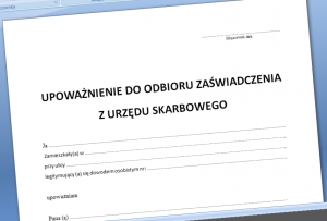 upoważnienie do urzędu skarbowego wzór