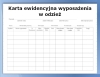 Karta ewidencyjna wyposażenia w odzież
