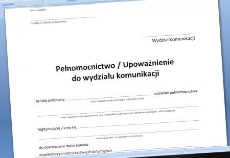 Jak napisać upoważnienie do odbioru dowodu rejestracyjnego wzór